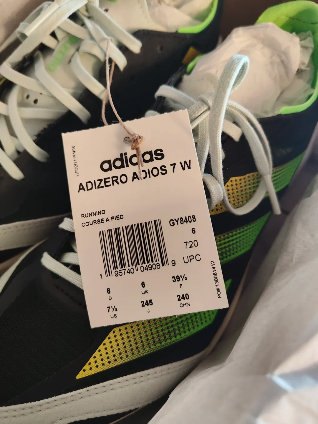 New in box- Adidas Adizero Running Shoes/Sneakers image indicator(2)