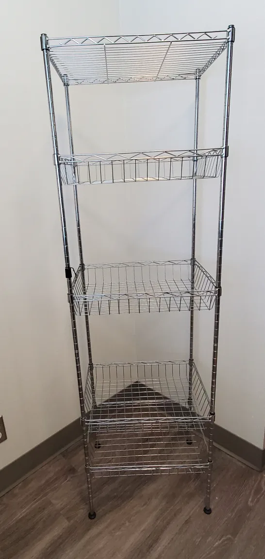 Pantry Shelving Unit. Shelf heights adjustable image indicator(2)