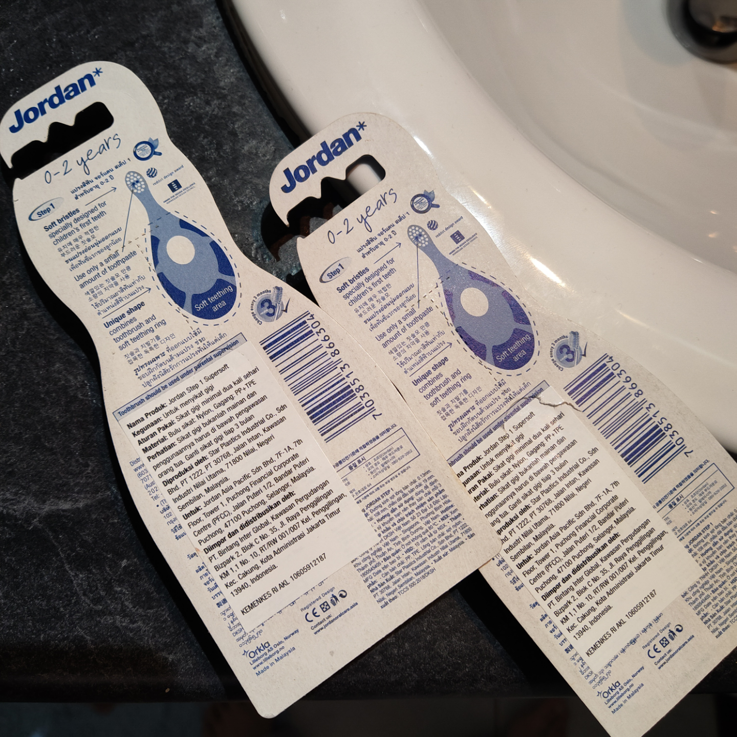 Two Jordan Step 1 Soft Bristle Toothbrushes💚 - photo 2