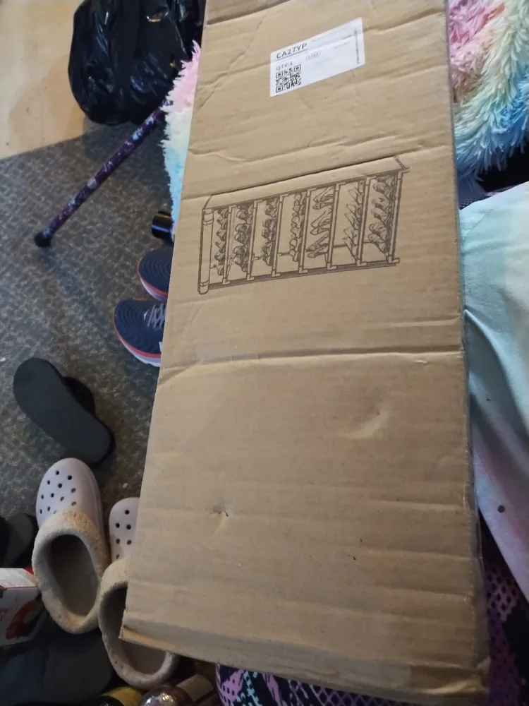 8-Tier Fabric Shoe Rack Organizer image indicator(3)