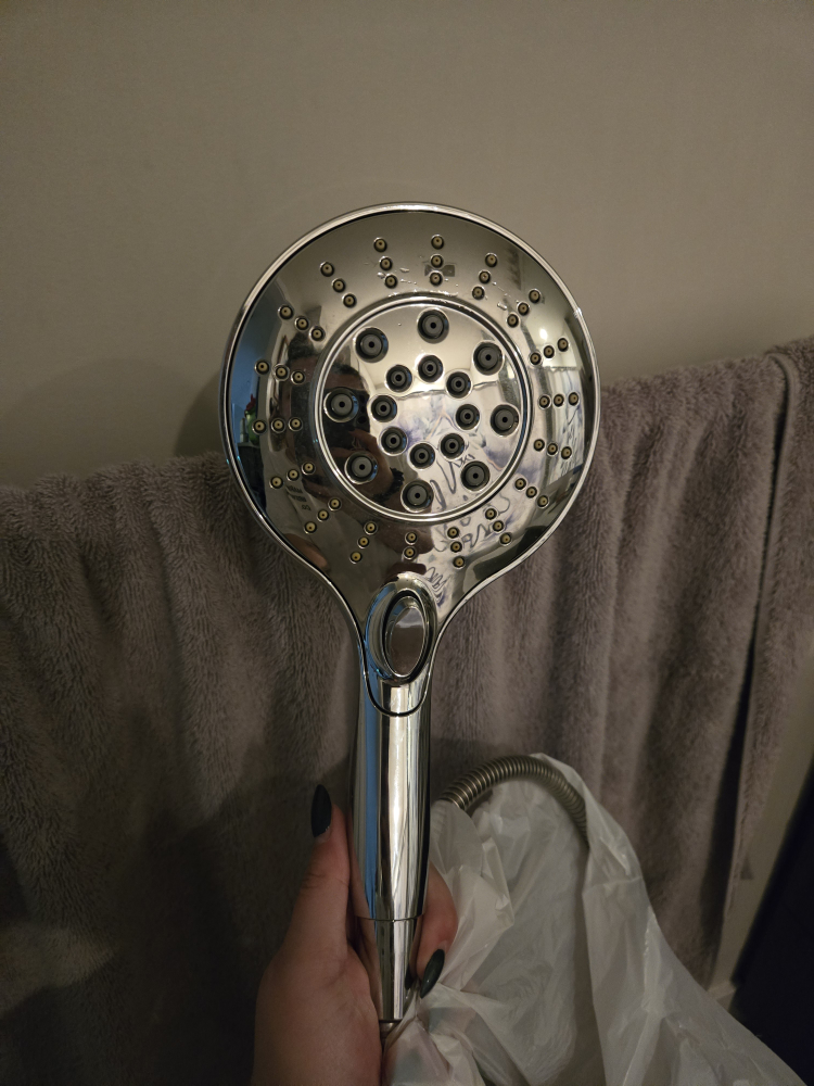 Moen High-Pressure Shower Head with Multiple Spray Settings