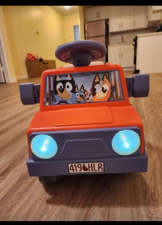 Bluey Ride-On Toy Car