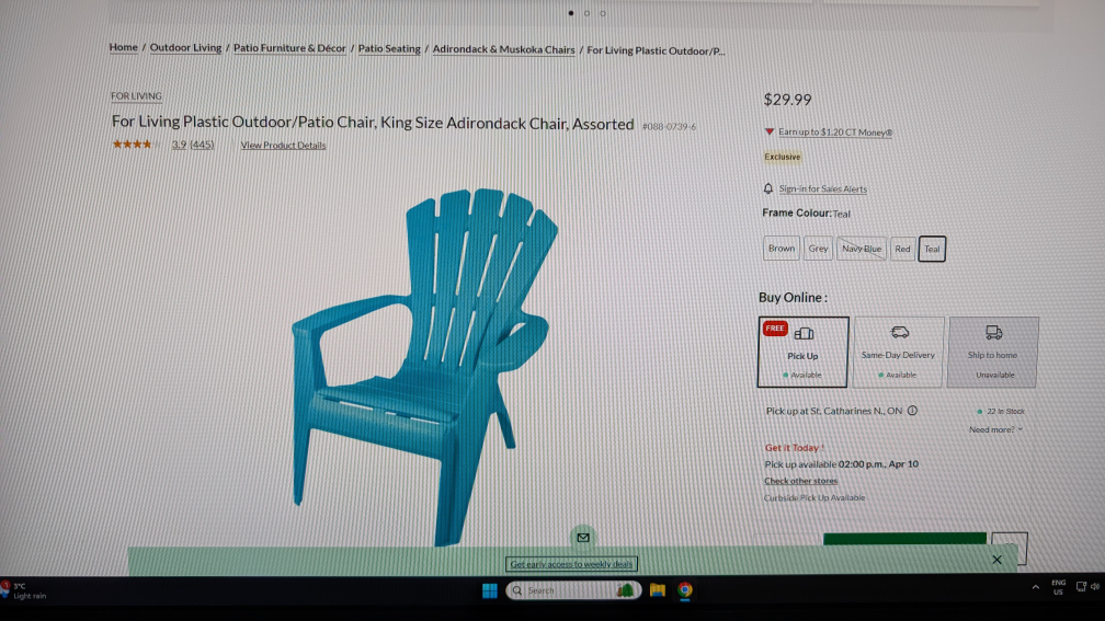 Patio Chair / Adirondack Chair - photo 2