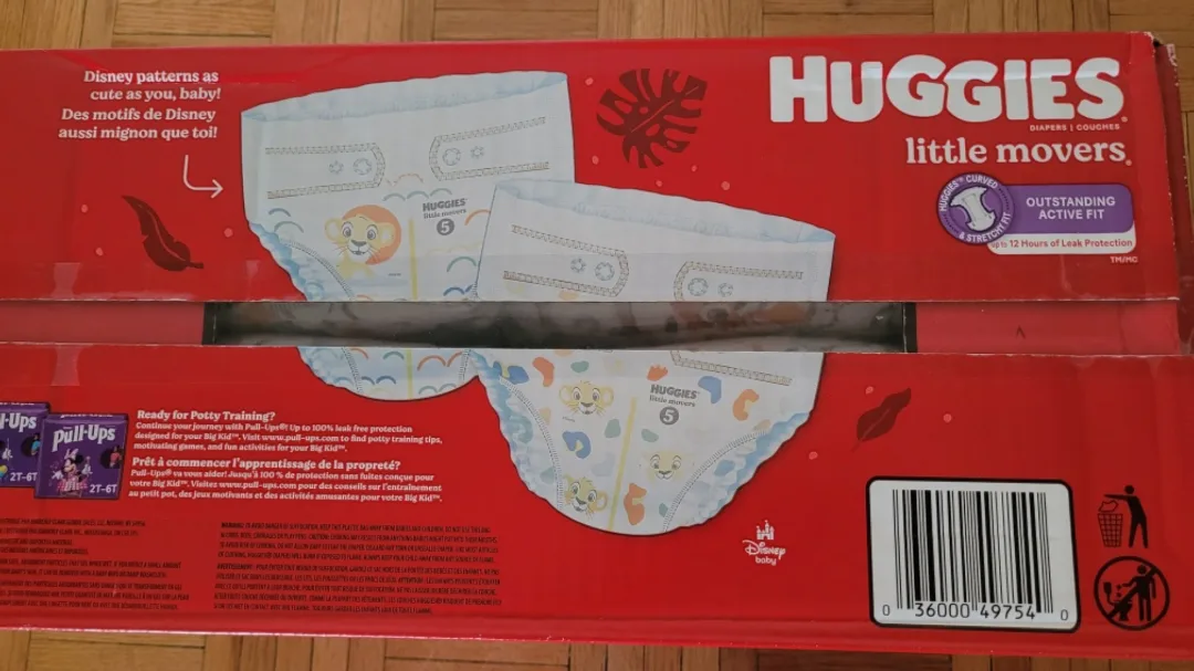 Huggies Little Movers Diapers Size 5 104 ct image indicator(2)