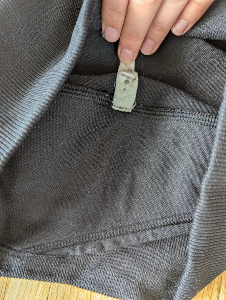 Lululemon Black Leggings Size 4 image indicator(2)