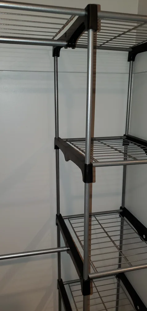 Closet Organizer with 2 Hanging Rod image indicator(3)