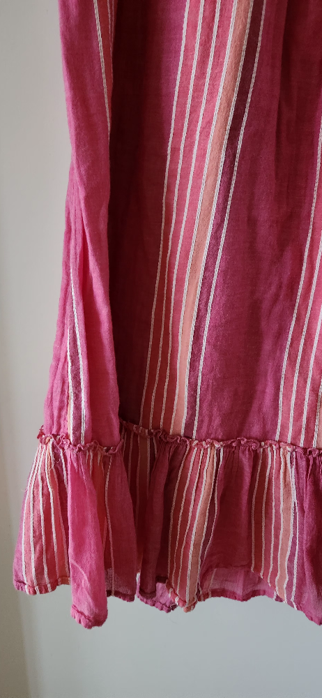 Pink and White Striped Tube Dress - photo 4