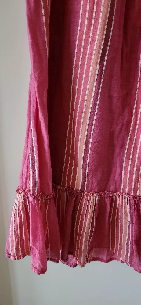 Pink and White Striped Tube Dress image indicator(4)