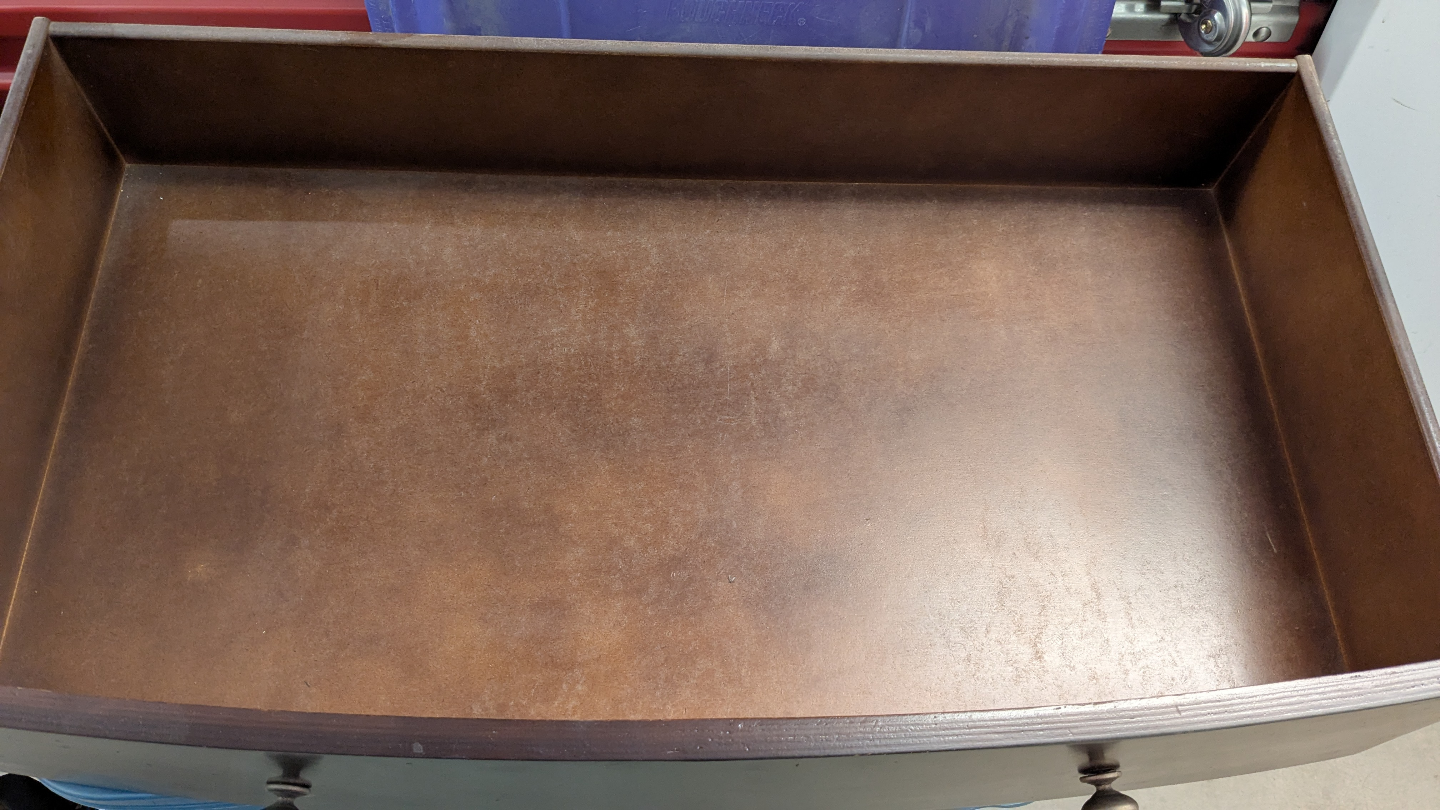 Dark brown wooden entertainment centre - photo 4