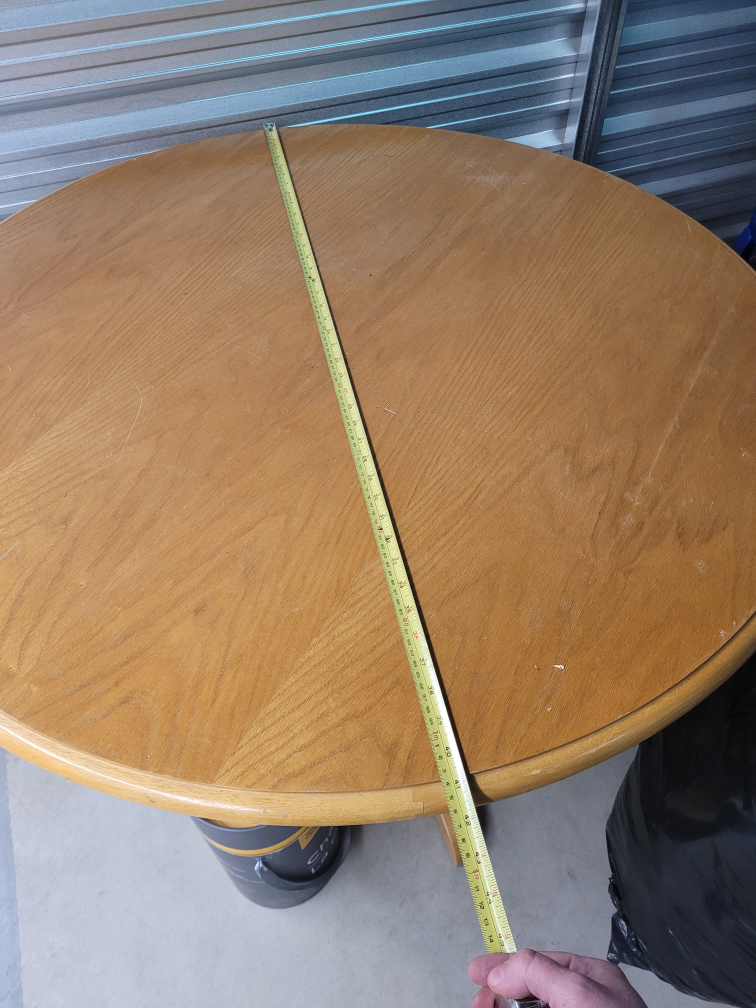 Round Solid Wood Dining Table - photo 5