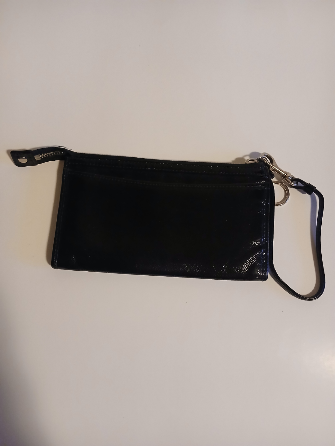 Coach Poppy Black Patent Leather Wristlet - photo 3