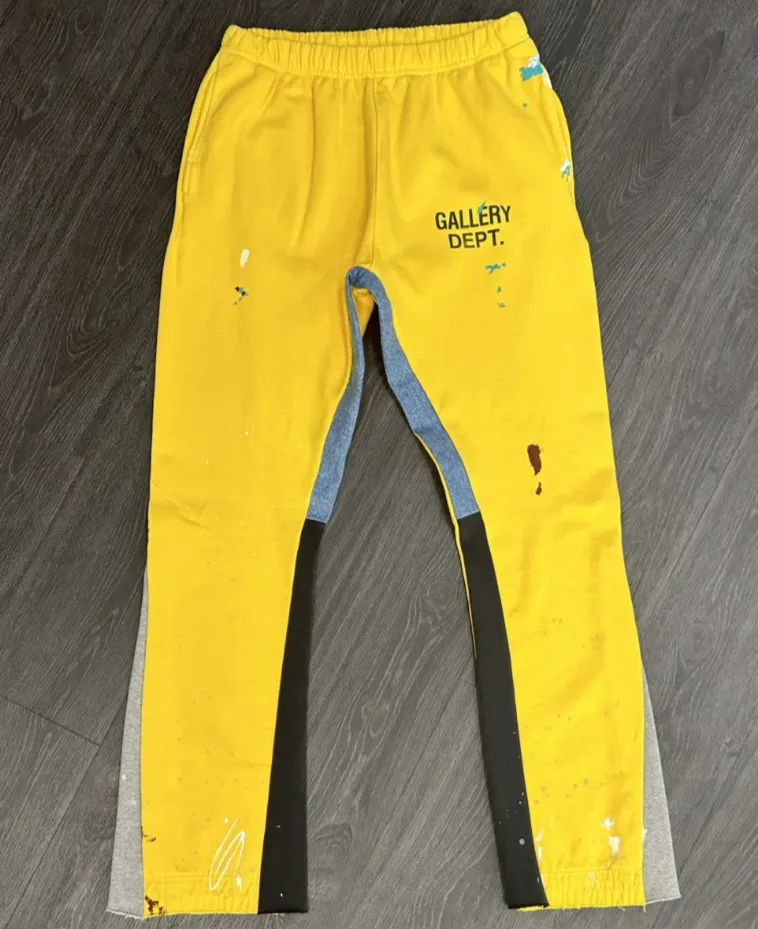 Gallery Dept Flare Pants Yellow Size XL thumbnail