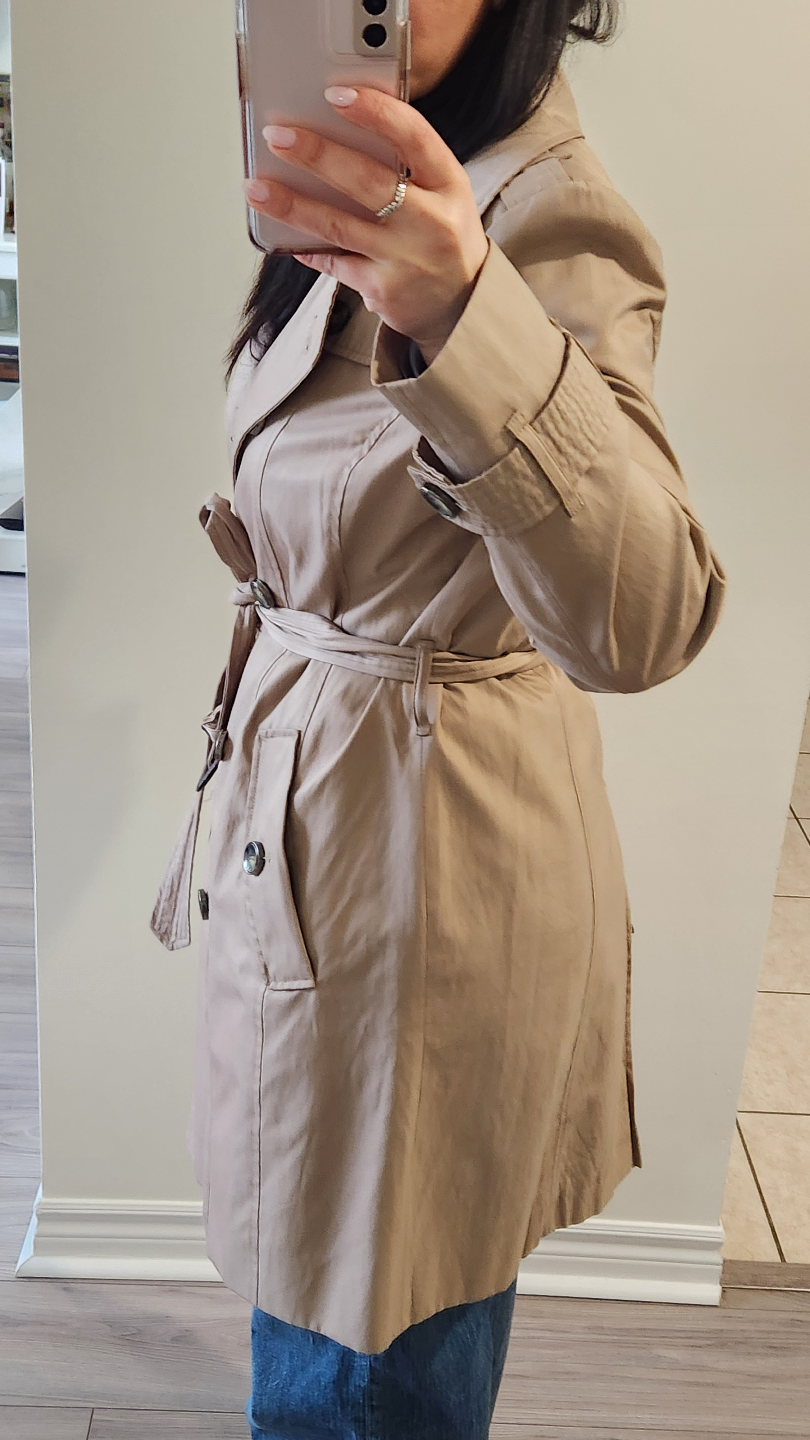 London Fog Women's Beige Trench Coat - Size M - photo 2