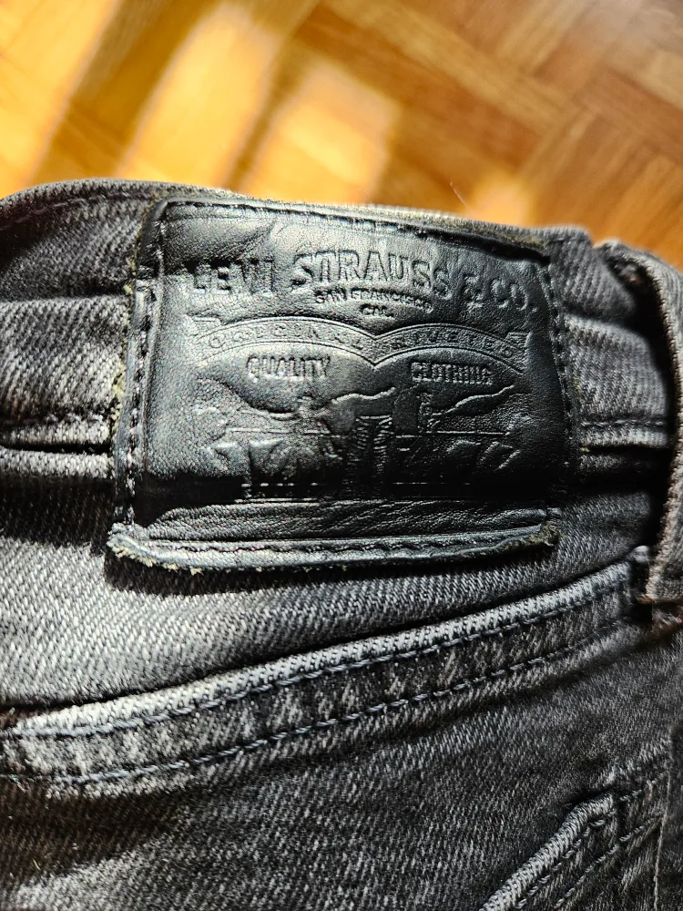 Levi's 501 Skinny Jeans - Dark Grey Wash 💚 thumbnail