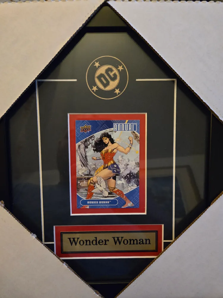 DC Comics 2 Card Collector Frame Superman Batman Joker