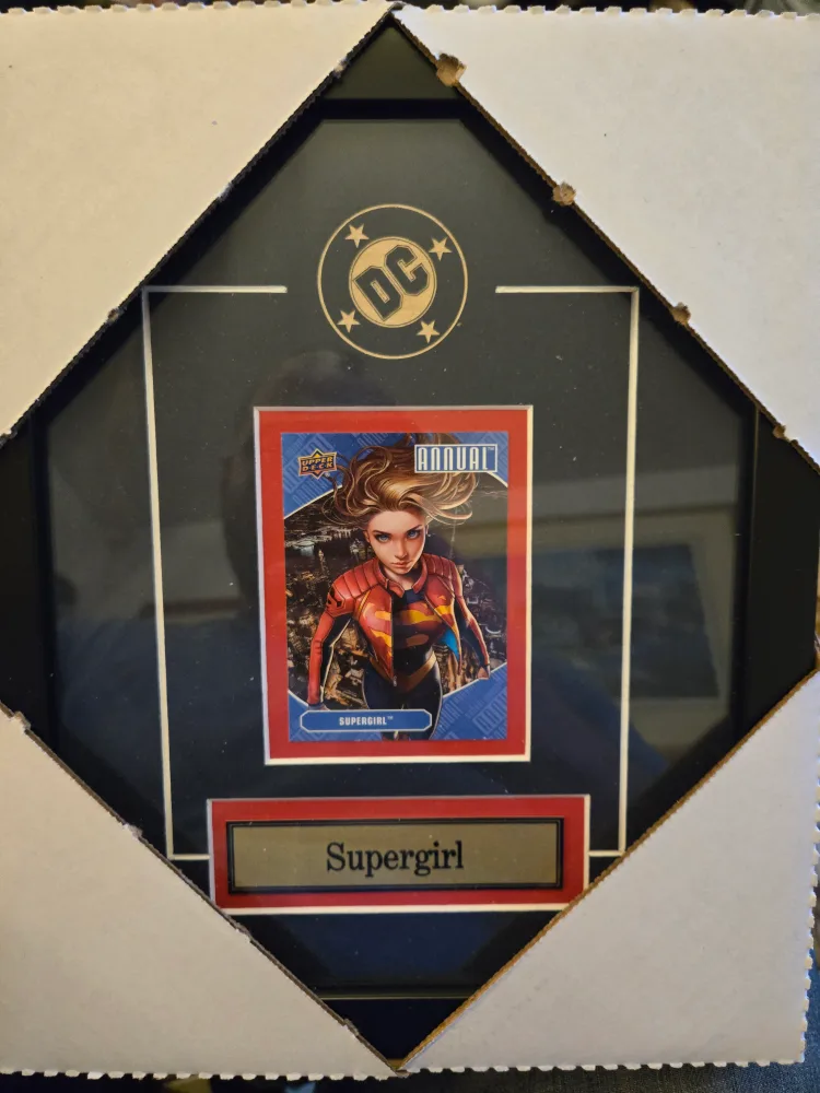 DC Comics 2 Card Collector Frame Superman Batman Joker image indicator(2)