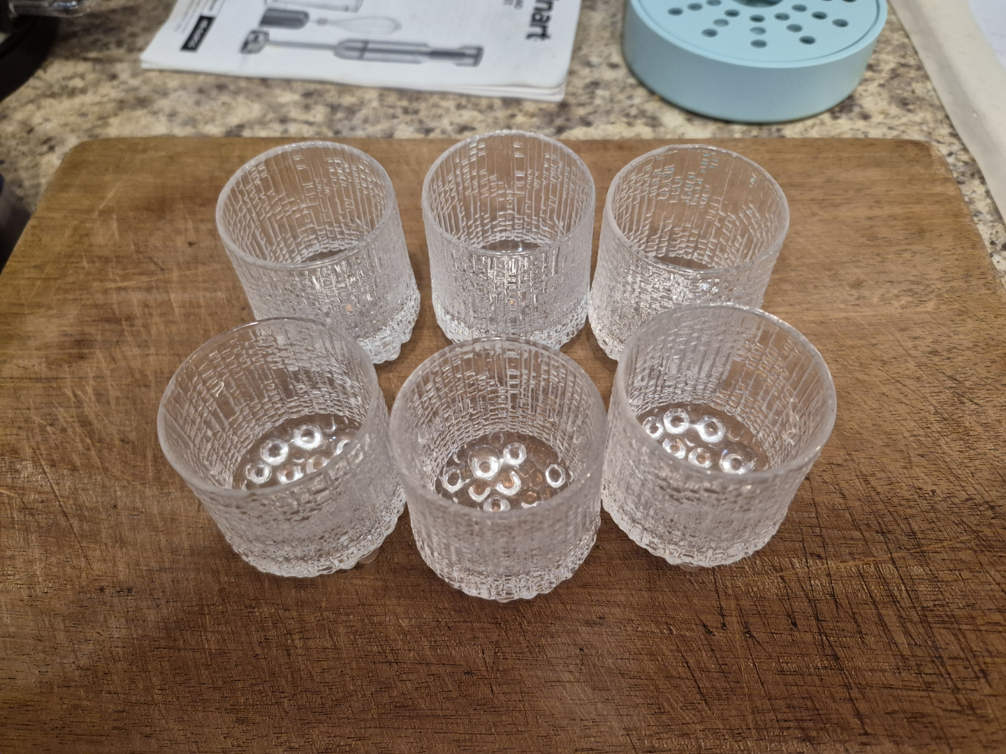 Set of six Iittala Ultima liquer/cordial glasses - photo 2