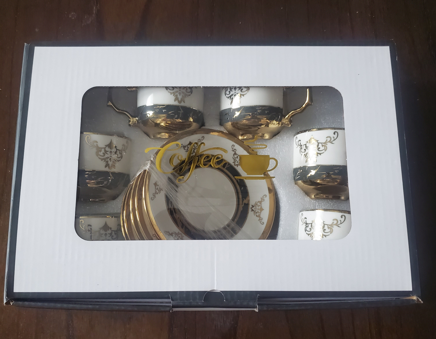 12-Piece High-Quality Coffee Cups and Saucers Set - photo 2