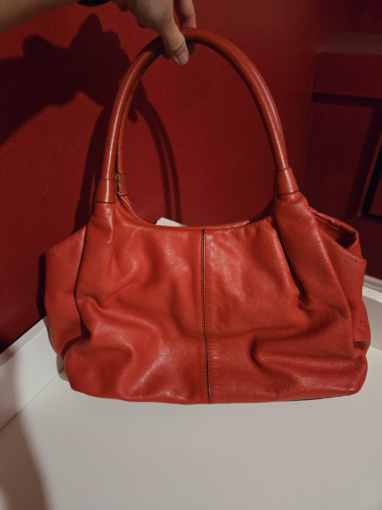 Gorgeous Kate Spade Vintage Pink Red Leather Handbag - photo 2