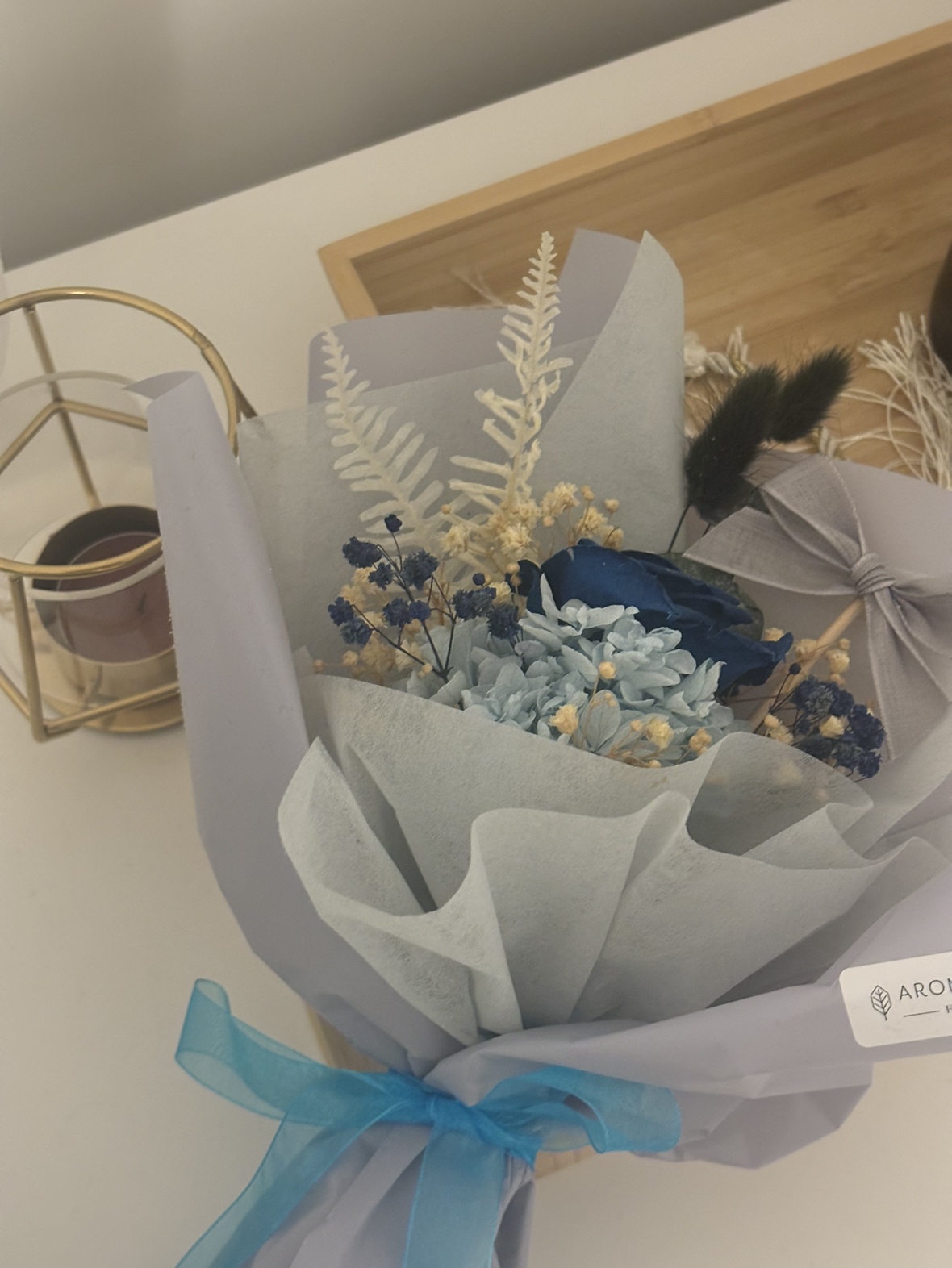 Mini Dried Rose Bouquet - photo 2