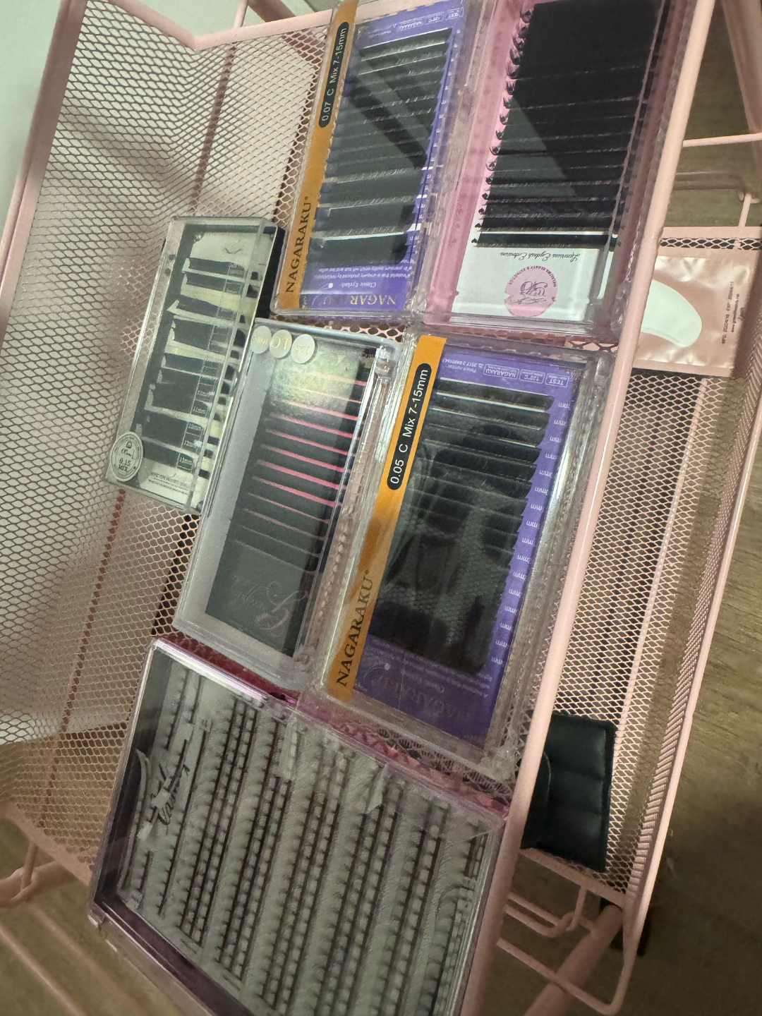 Eyelash Extension Kit & Pink Rolling Cart - photo 3
