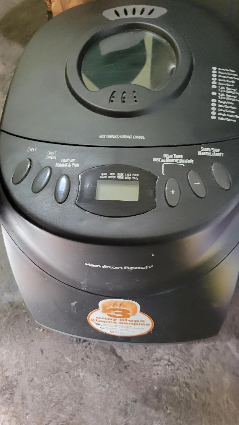 Hamilton Beach Bread Maker💚 thumbnail