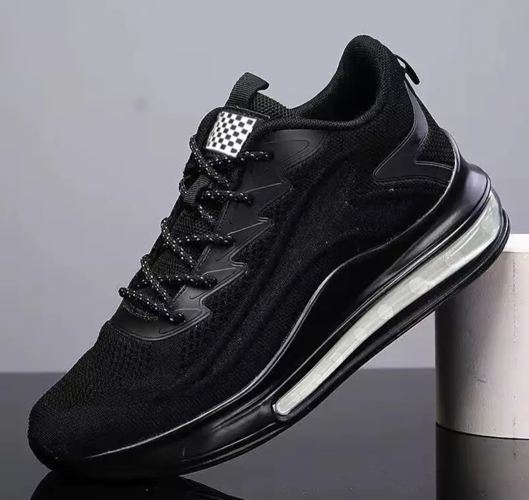Men's Black Air Cushion Sneakers image indicator(2)