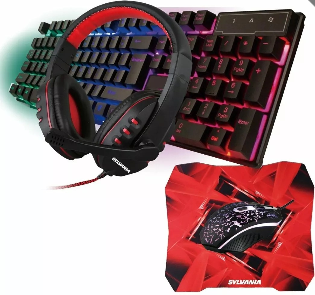 Sylvania Gaming Bundle: Keyboard, Headset, Mouse & Mousepad