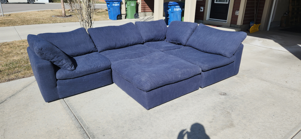 Navy Blue Sectional Sofa