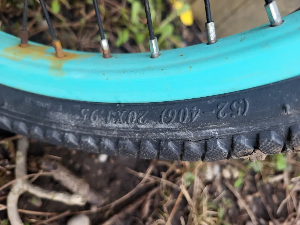 Used Black and Teal BMX Bike image indicator(4)