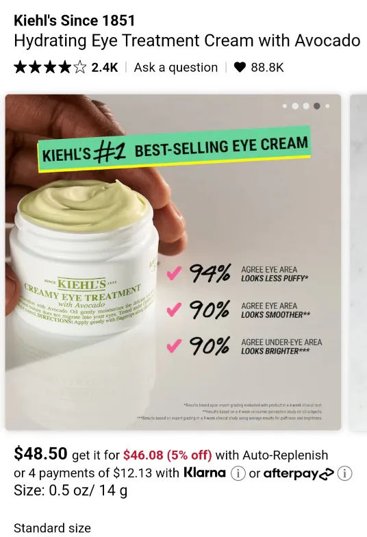 Kiehl's Eye Treatment image indicator(2)