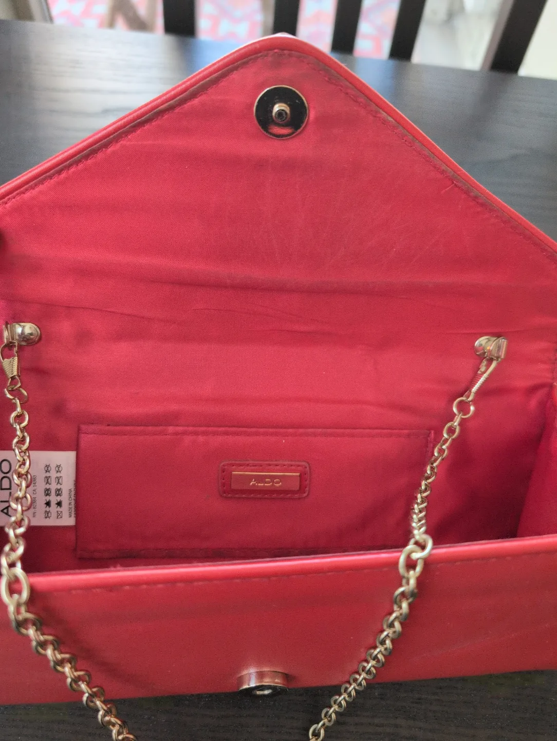 Red Envelope Aldo Clutch image indicator(6)