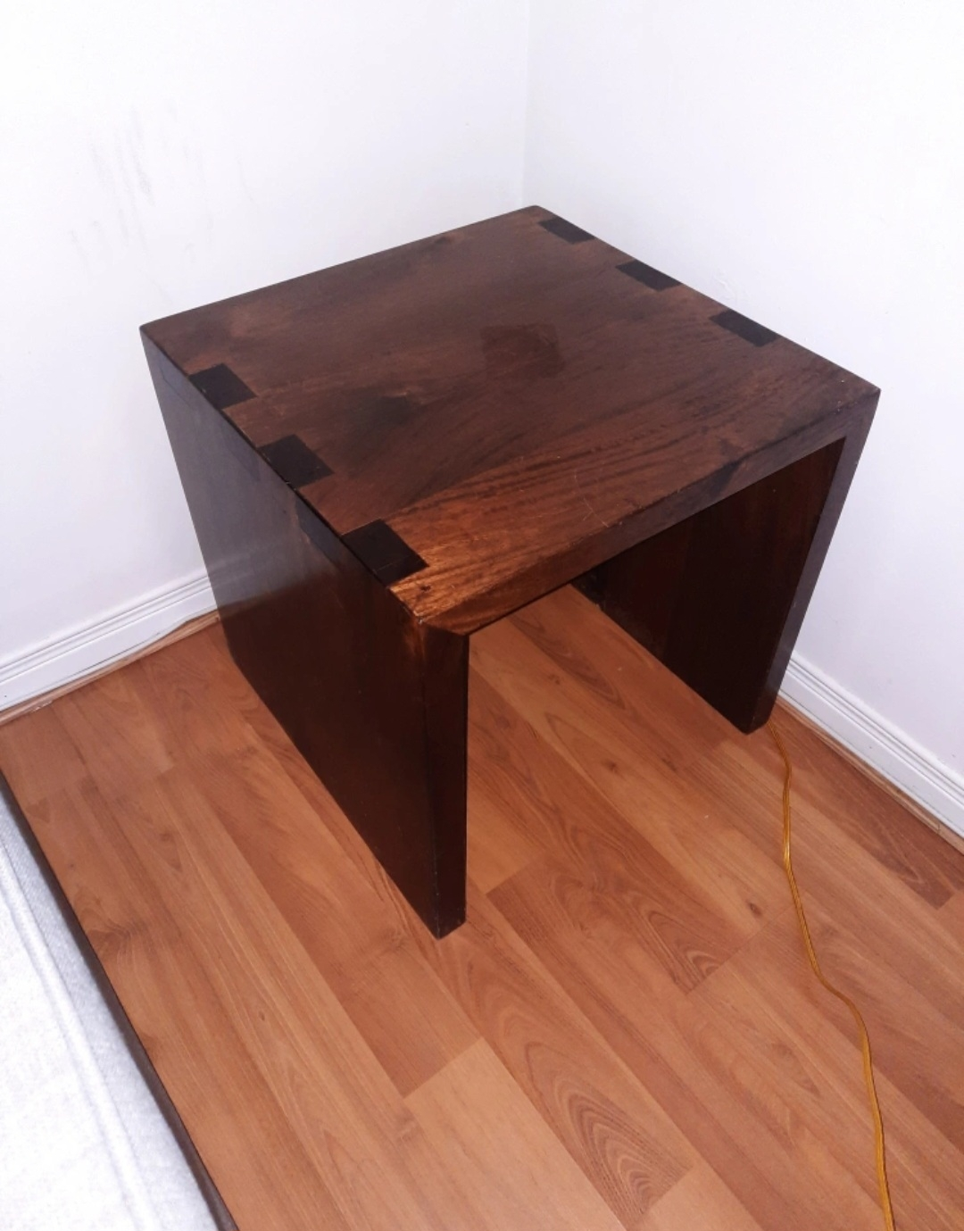 Dark Wood Side Table - photo 4