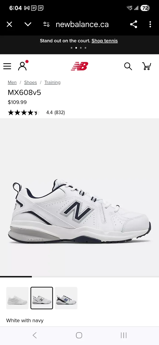 New Balance MX608v5 image indicator(3)