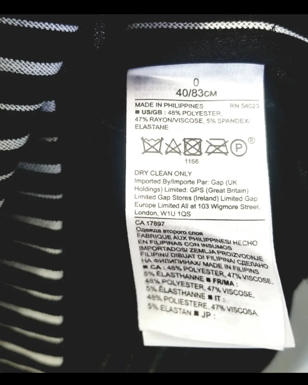 Banana Republic Bi-Stretch Stripe Pencil Skirt image indicator(10)