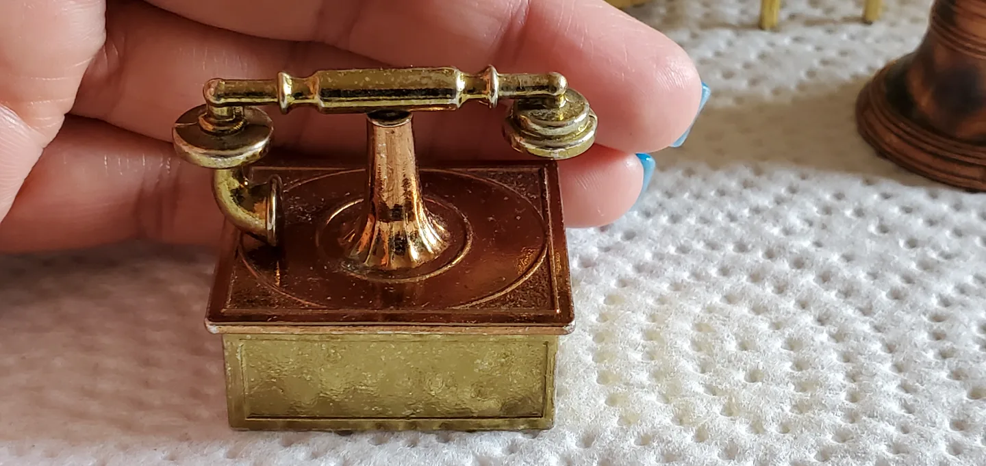 Vintage Miniature Brass Collectibles - Lot of 50+ Pieces image indicator(9)