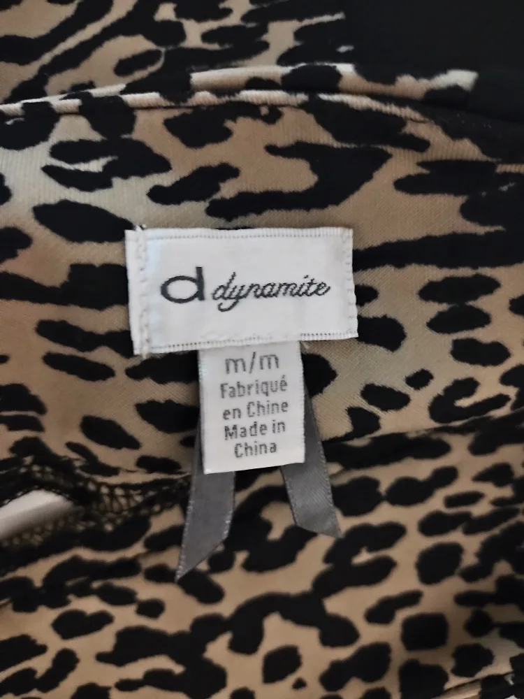 Dynamite Leopard Print Mini Skirt 💚 image indicator(3)