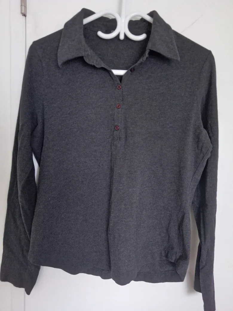 Women's Long Sleeve Collared Shirt - Size L/G thumbnail