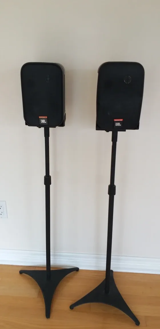 Pair of JBL Control 1 Studio Monitors with Stands image indicator(3)