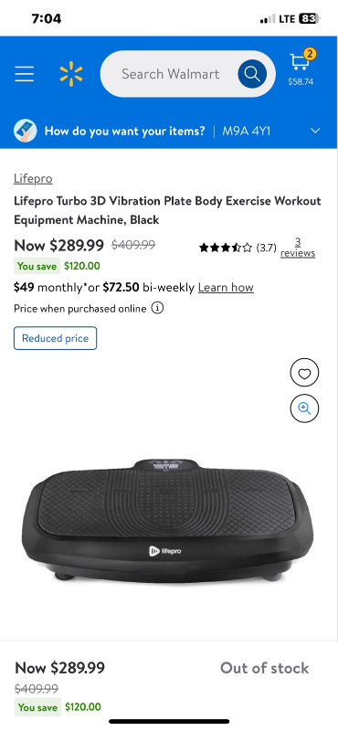 LifePro Turbo 3D Vibration Plate Exercise Machine - photo 2
