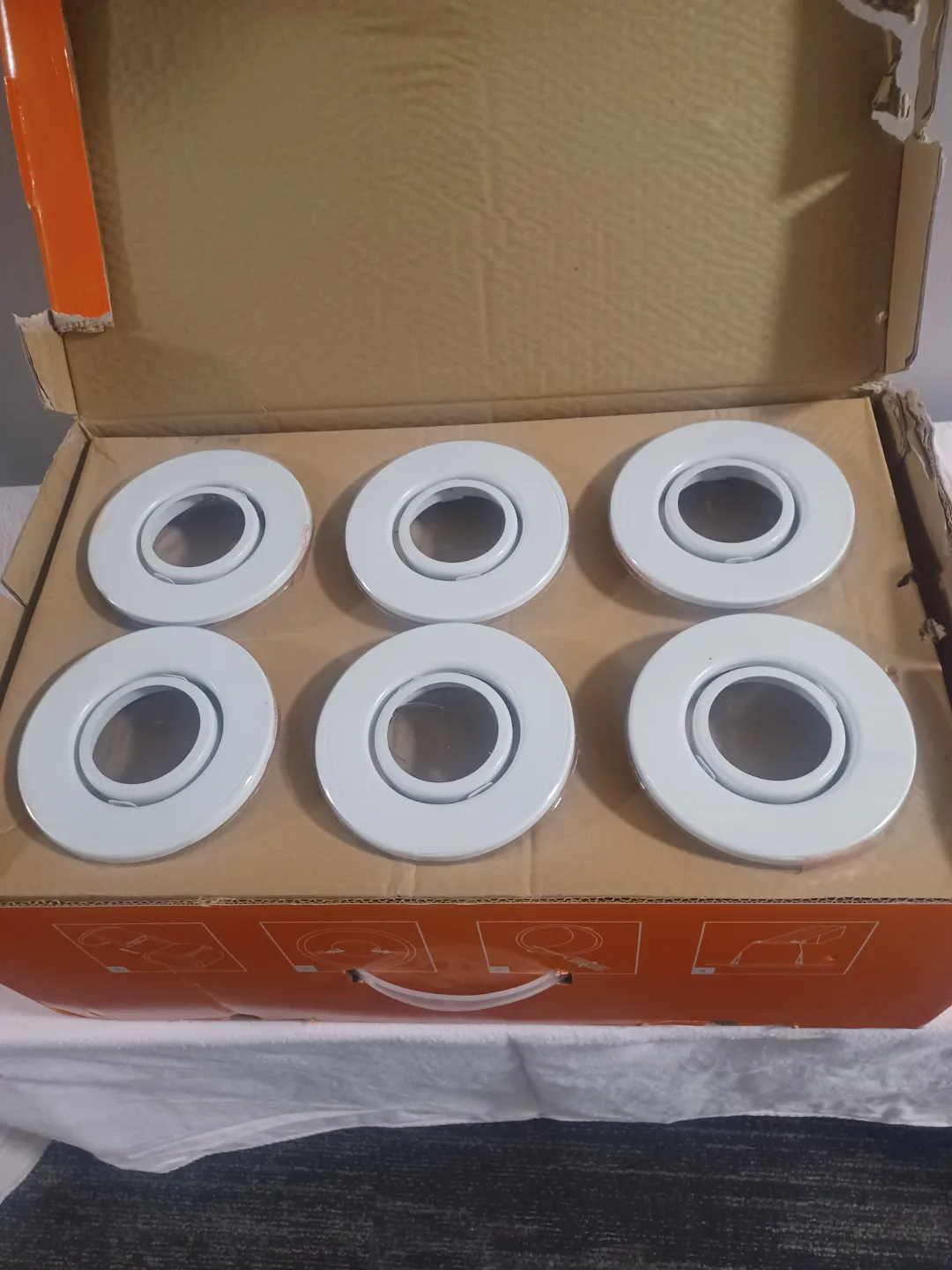 6x New  Halo PRO Series Recessed Lighting Trim Kits image indicator(4)