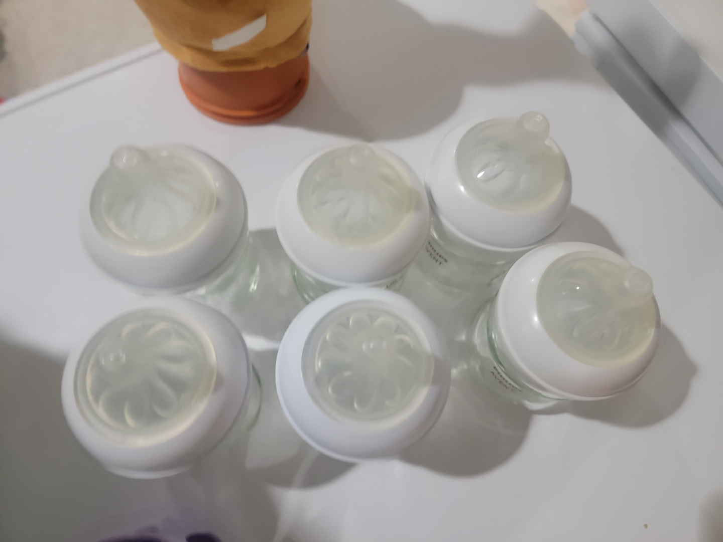 Avent glass baby bottles with silicone sleeves - photo 2