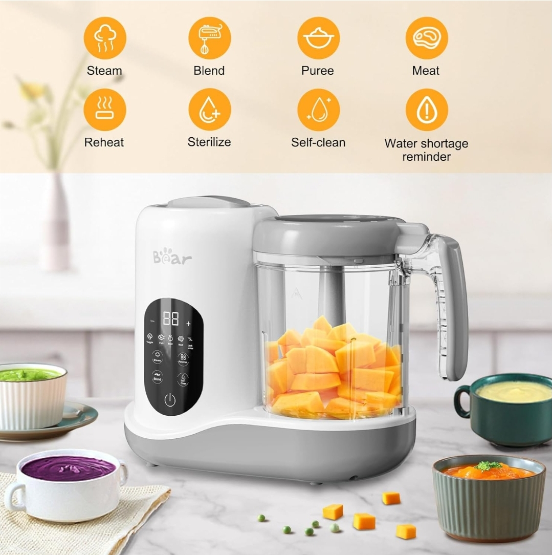 Bear Baby Food Maker - Steamer, Blender, and Puree Maker - photo 2
