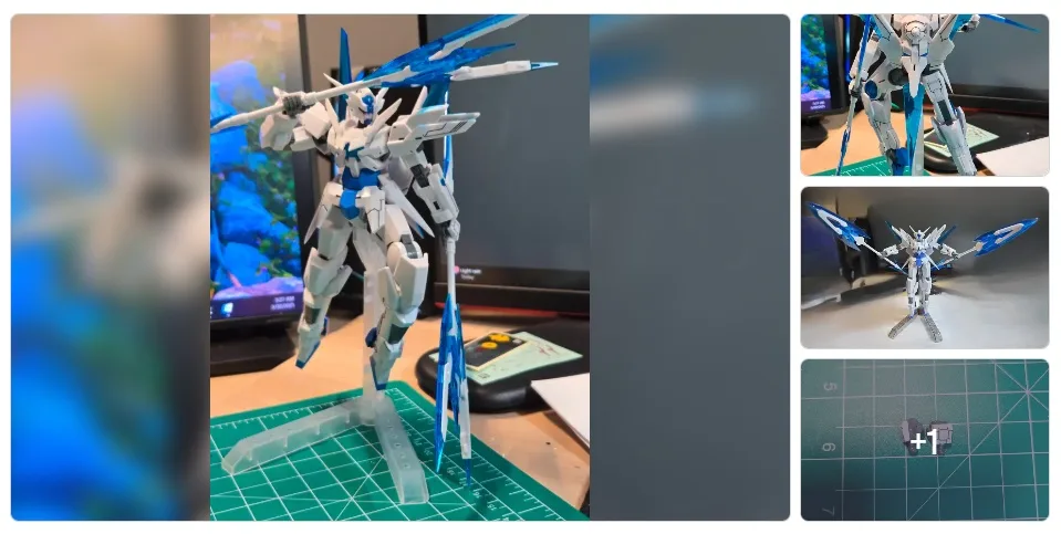 Assembled Gunpla Model Kits -  Two Unique Mobile Suits image indicator(2)