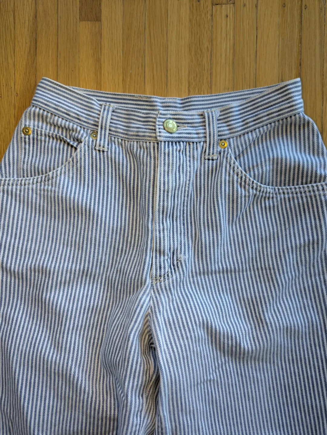 Vintage United Colours of Benetton Striped Trousers image indicator(2)