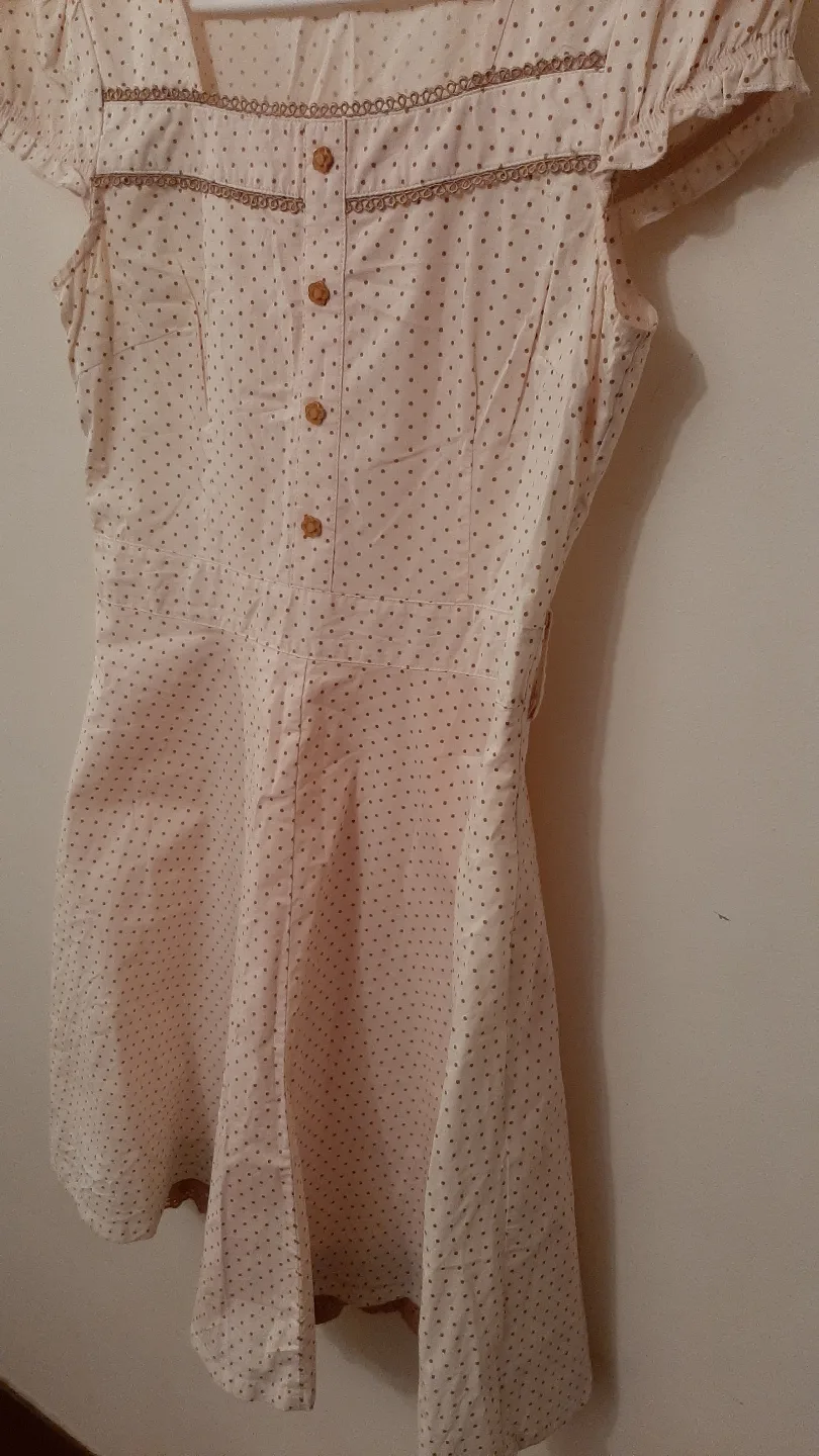 Women's Size Medium Polka Dot Dress image indicator(3)