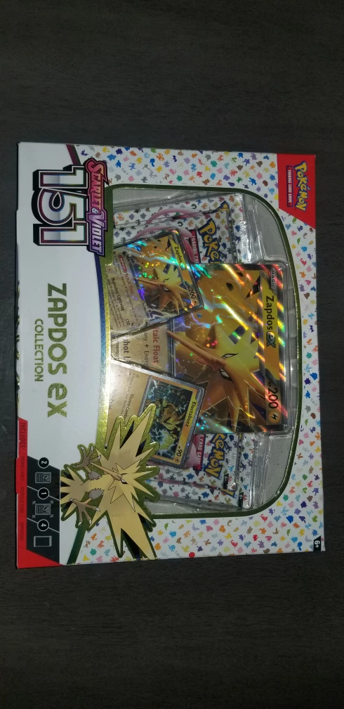 Pokemon Zapdos ex Collection Box - Scarlet & Violet