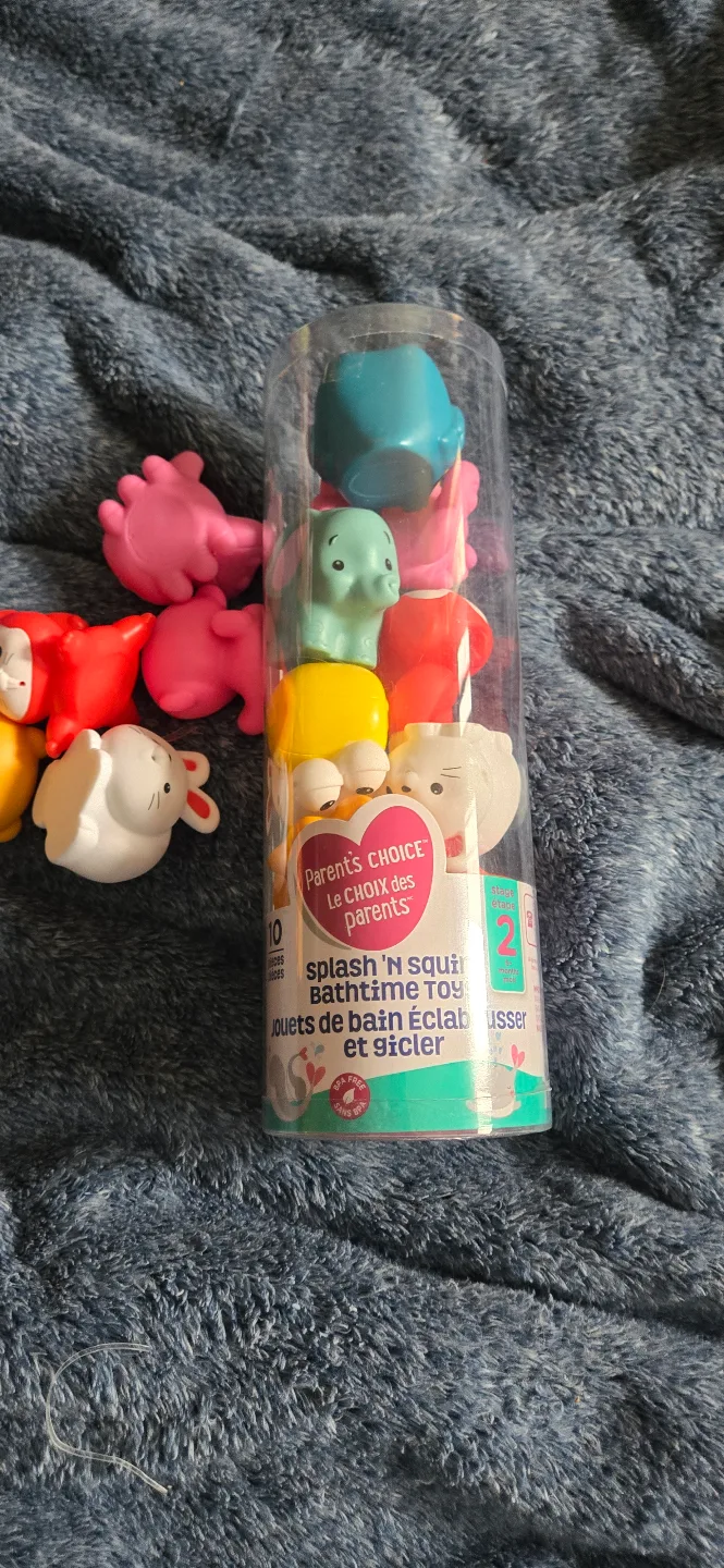 Parent's Choice Splash 'N Squirt Bath Toys - 10 Pack thumbnail