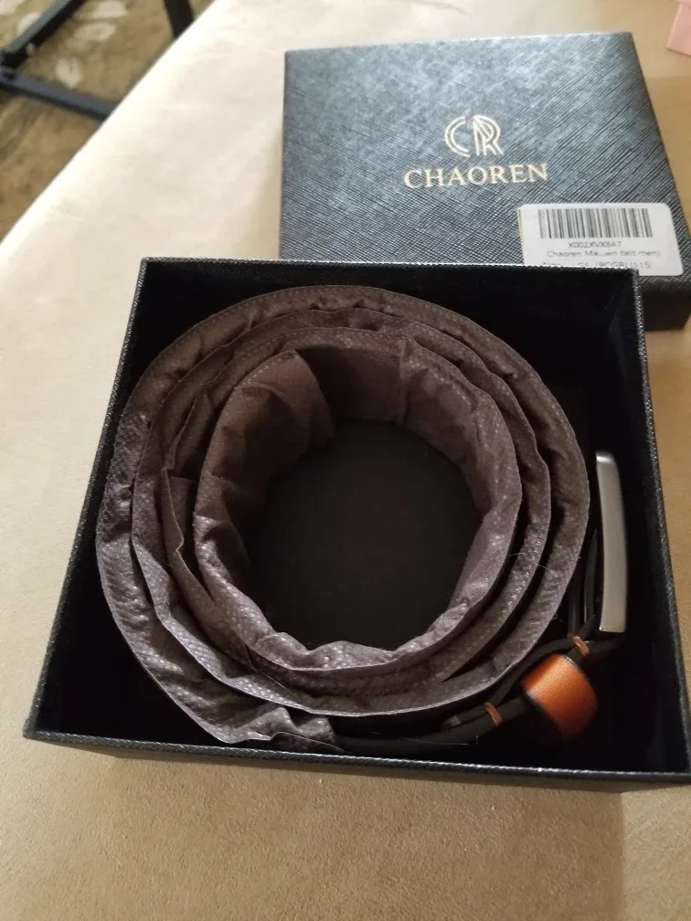 Mens leather belt brand new 43" image indicator(3)