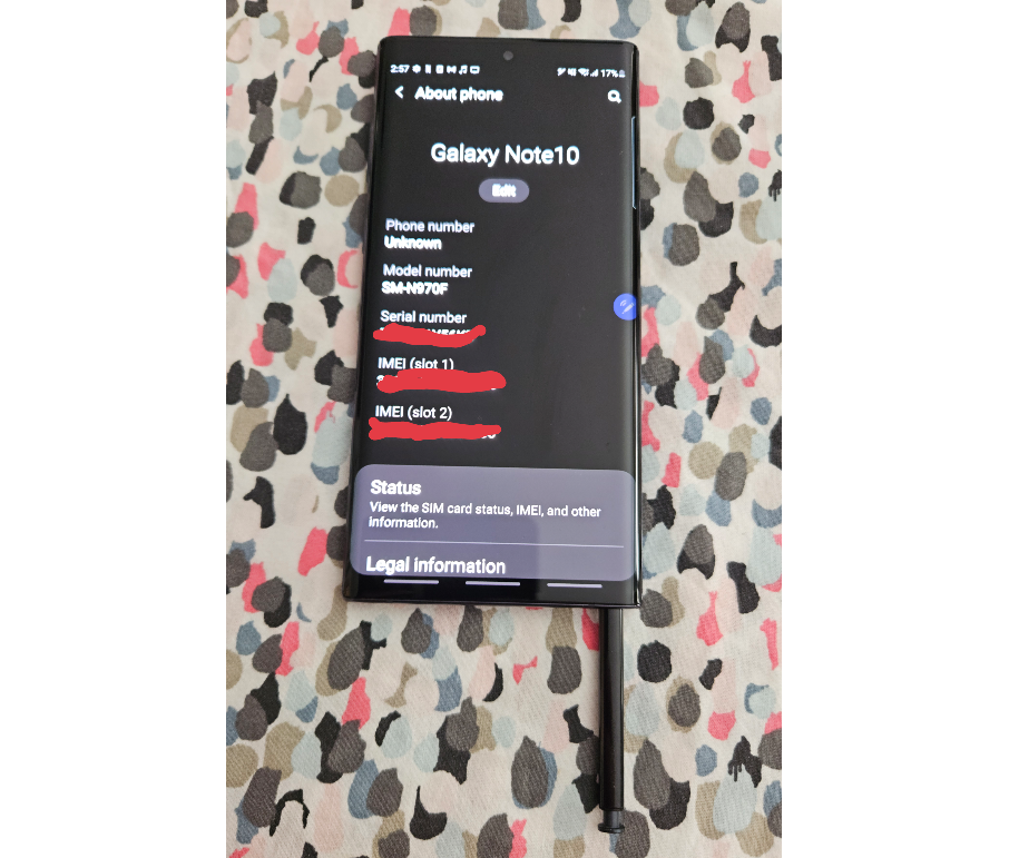 Samsung Galaxy Note 10 SM-N970F - photo 5
